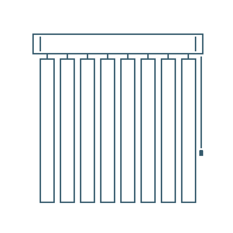 Jalousie vertikal